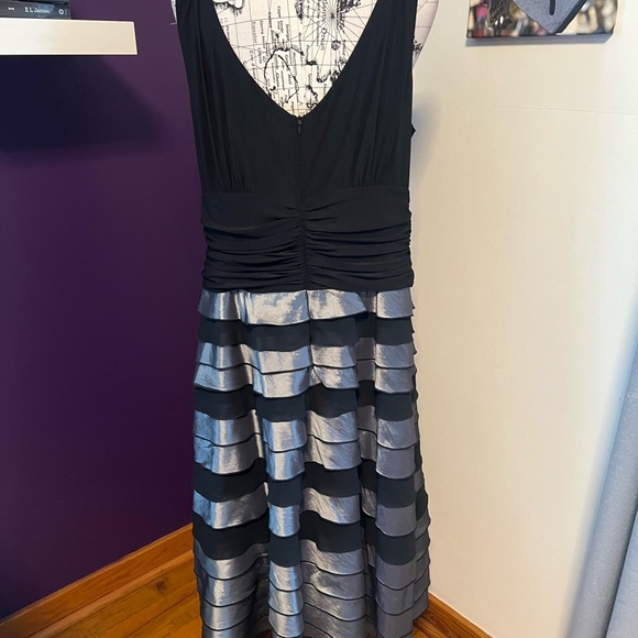 SL Fashions Plus Size Sleeveless Party Dress - Picture 6 of 9